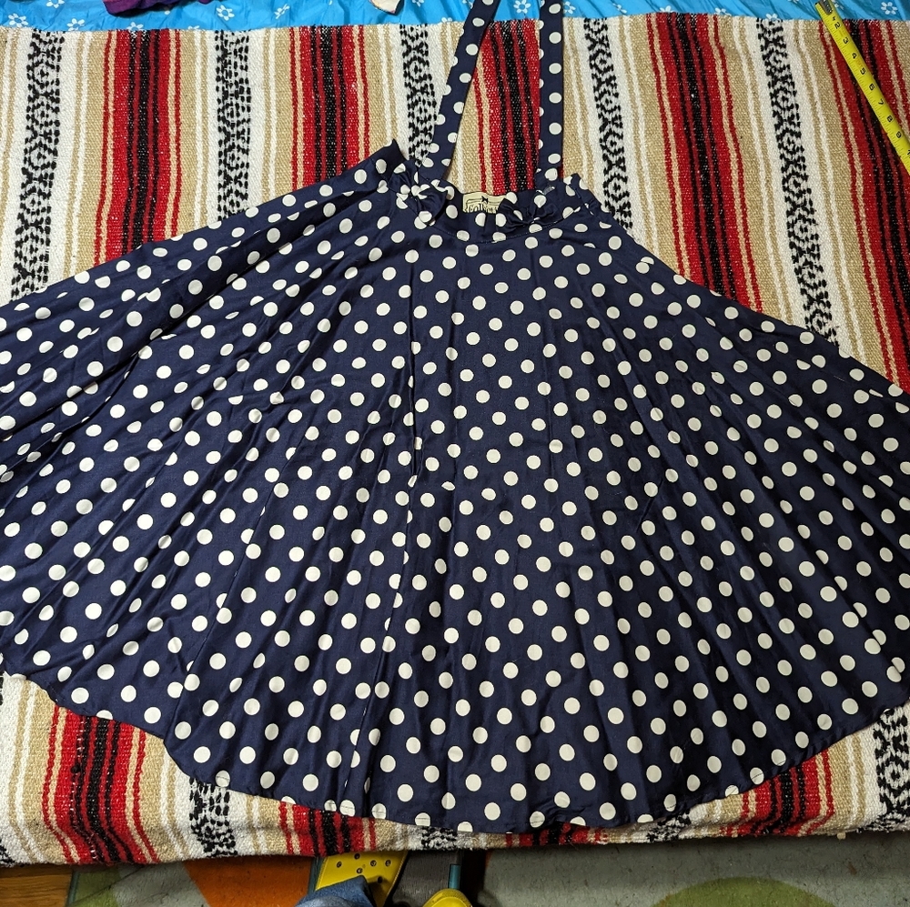 Modcloth Collectif polka dot circle skirt